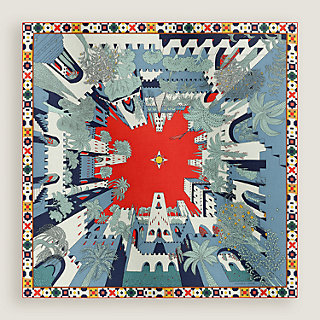 その他 HERMES SUPER COLLECTION vol.14 Le Palais des Quatre Vents shawl 140 | Hermès USA